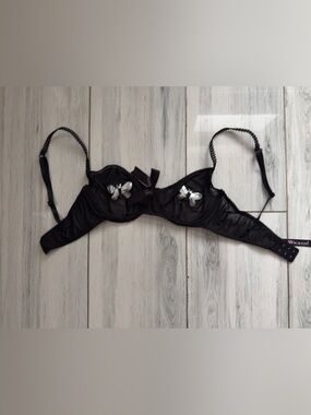 Be Wicked sparkling butterflies black bra size Medium